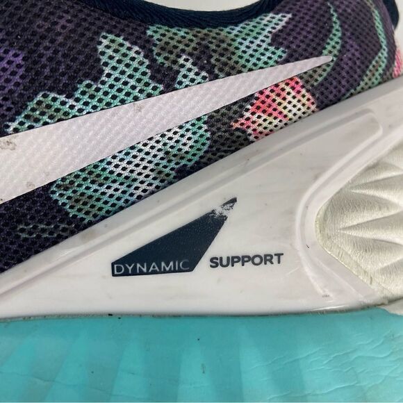 Nike‎ Sneakers Lunarglide 6 Photosynthesis Floral/Navy Men’s Size 15 Tropical - Picture 10 of 12